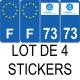 64 Pau adesivo piastra di registrazione city