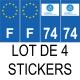 64 Pau adesivo piastra di registrazione city