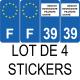 64 Pau sticker plate registration city