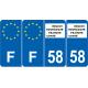 64 Pau-aufkleber plakette ez stadt