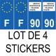 64 Pau sticker plate registration city