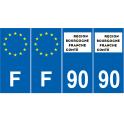 64 Pau adesivo piastra di registrazione city