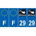64 Pau adesivo piastra di registrazione city
