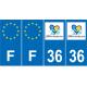 64 Pau-aufkleber plakette ez stadt