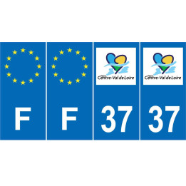 64 Pau sticker plate registration city