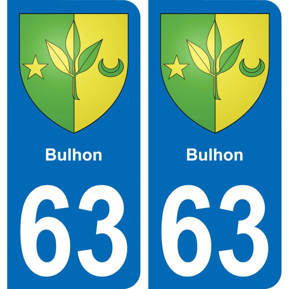 63 Bulhon stemma adesivo piastra adesivi città
