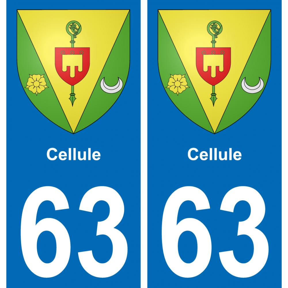 63 Cellule stemma adesivo piastra adesivi città