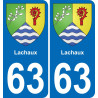 63 Lachaux stemma adesivo piastra adesivi città
