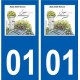 01 Revonnas logo ville autocollant plaque sticker