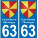 63 Saint-Gervais_d'Auvergne blason autocollant plaque stickers ville