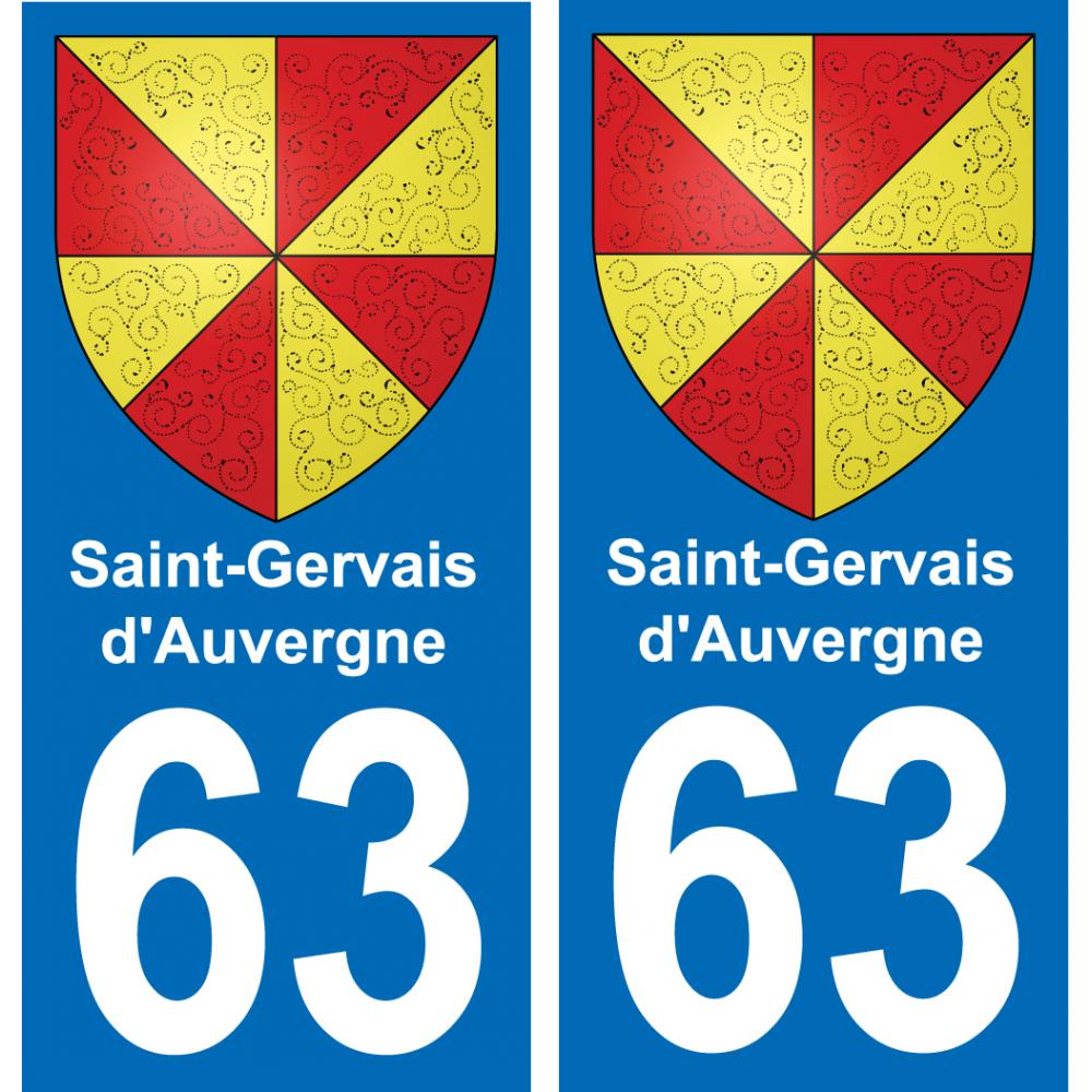 63 Saint-Gervais_d'Auvergne stemma adesivo piastra adesivi città
