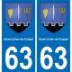 63 Saint-Julien-de-Coppel blason autocollant plaque stickers ville