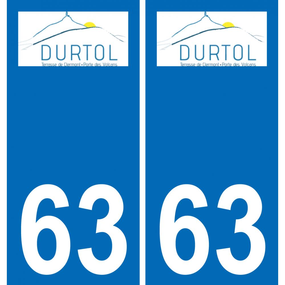63 Durtol wappen aufkleber typenschild aufkleber stadt