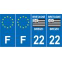 64 Pau logo adesivo piastra di registrazione city