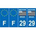 64 Pau logo adesivo piastra di registrazione city