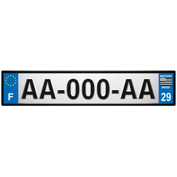 64 Pau logotipo de la etiqueta engomada de la placa de registro de la ciudad
