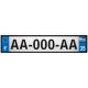 Lot de 4 autocollants bleu 35 ILLE-ET-VILAINE Drapeau Bretagne - F Europe nouvelles régions plaque immatriculation auto sticker