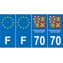 64 Pau logotipo de la etiqueta engomada de la placa de registro de la ciudad