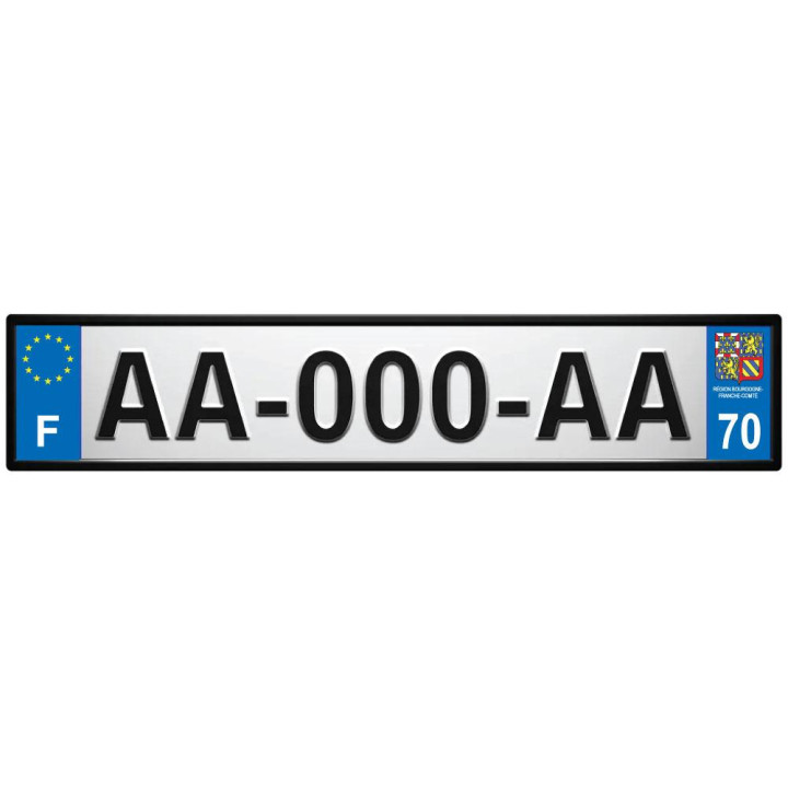 64 Pau logotipo de la etiqueta engomada de la placa de registro de la ciudad