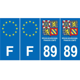 64 Pau logotipo de la etiqueta engomada de la placa de registro de la ciudad