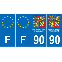 64 Pau logotipo de la etiqueta engomada de la placa de registro de la ciudad