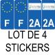 64 Pau sticker plate registration city