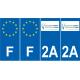 64 Pau sticker plate registration city
