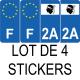 64 Pau adesivo piastra di registrazione city
