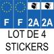 64 Pau sticker plate registration city
