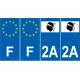64 Pau adesivo piastra di registrazione city