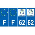 64 Pau sticker plate registration city