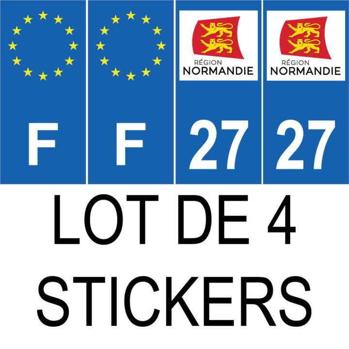 64 Pau sticker plate registration city