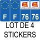 64 Pau sticker plate registration city