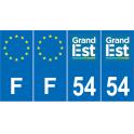 64 Pau adesivo piastra di registrazione city
