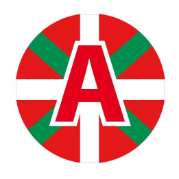 A jeune conducteur apprenti autocollant adhésif basque drapeau
