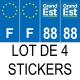 64 Pau sticker plate registration city