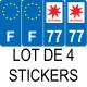 64 Pau sticker plate registration city