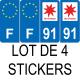 64 Pau-aufkleber plakette ez stadt