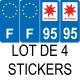 64 Pau sticker plate registration city