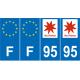 64 Pau placa etiqueta de registro de la ciudad