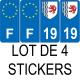 64 Pau sticker plate registration city