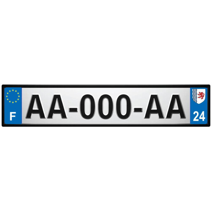 64 Pau sticker plate registration city