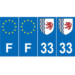 64 Pau placa etiqueta de registro de la ciudad
