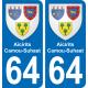 64 Aïcirits-Camou-Suhast blason autocollant plaque stickers ville