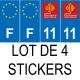 64 Pau sticker plate registration city