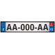 64 Pau adesivo piastra di registrazione city