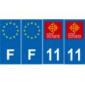 64 Pau-aufkleber plakette ez stadt