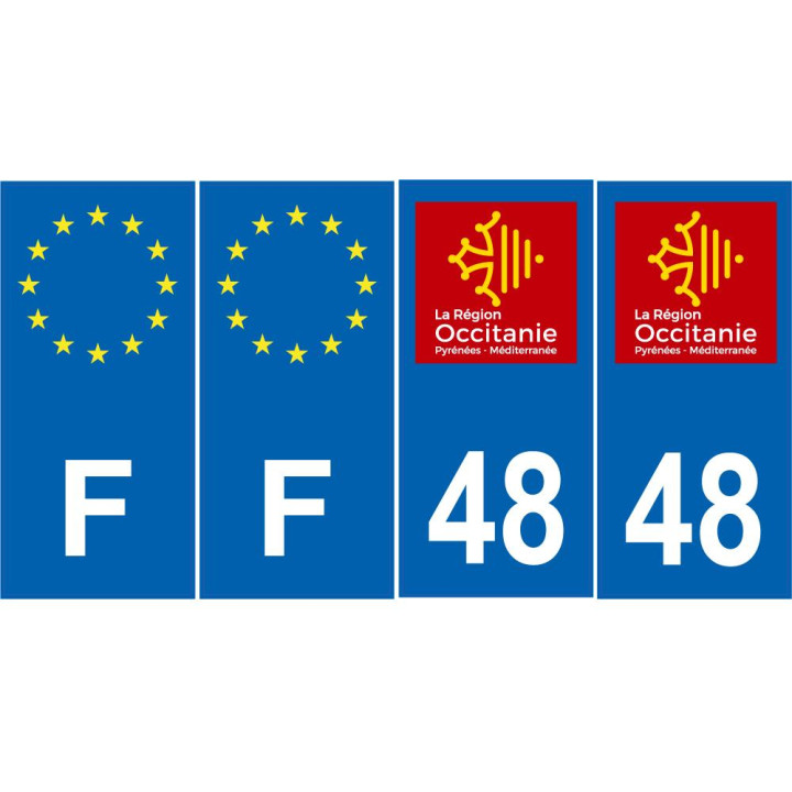 64 Pau sticker plate registration city