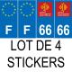 64 Pau sticker plate registration city