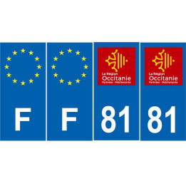 64 Pau placa etiqueta de registro de la ciudad